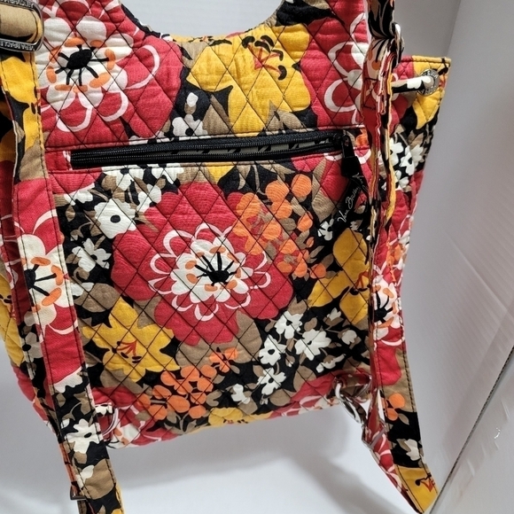 Vera Bradley Bittersweet Convertible Backpack Tote Bag Retired Print main image 4